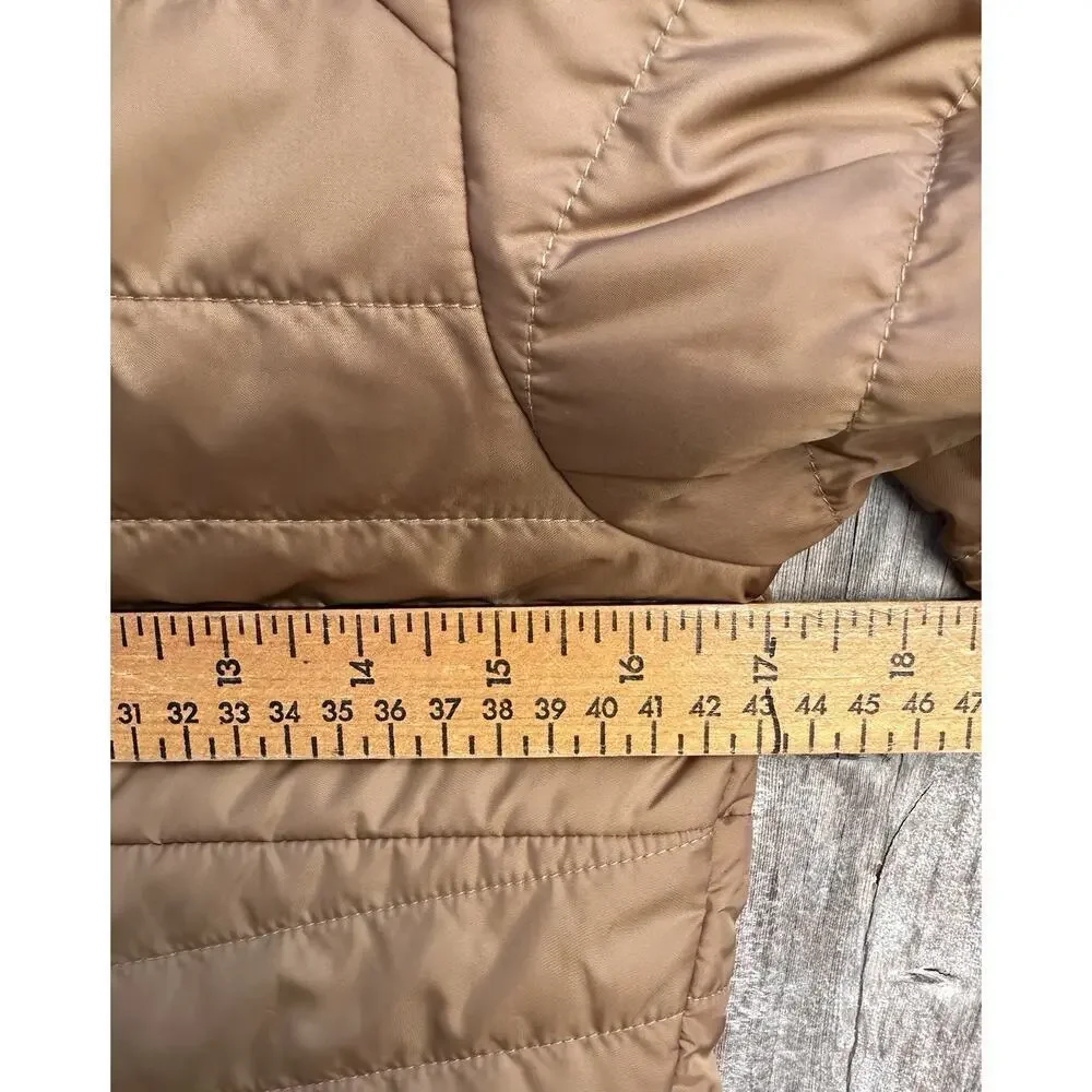 Columbia Youth Medium 10/12 Copper Puffer Jacket Coat Quilted Full Zip Lined NWT